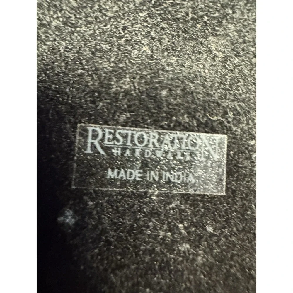 Restoration Hardware Bears Taper Candle Holder Set 3 Silver Metal Figural Decor